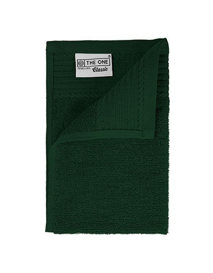 The One Towelling® Classic Guest Towel TH1020 in Dark Green
