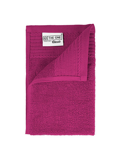 The One Towelling® Classic Guest Towel TH1020 in Magenta