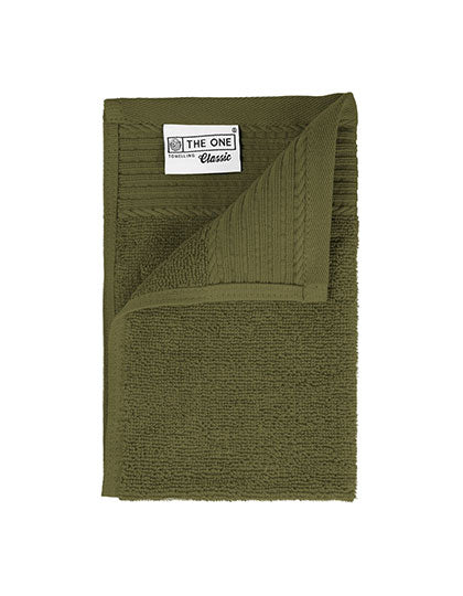 The One Towelling® Classic Guest Towel TH1020 in Olive Green
