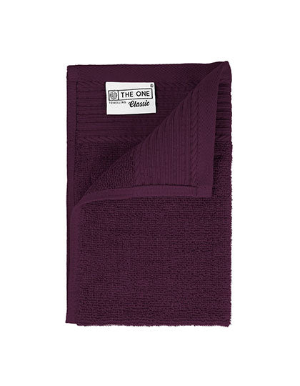 The One Towelling® Classic Guest Towel TH1020 in Plum