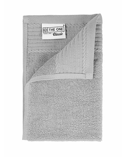 The One Towelling® Classic Guest Towel TH1020 in Silver Grey