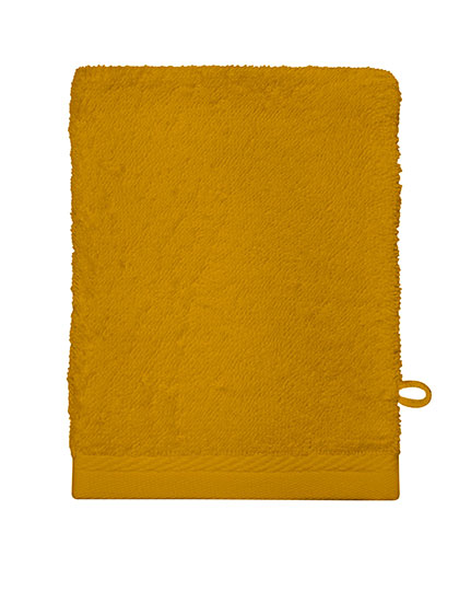The One Towelling® Classic Washcloth TH1080 in Gold Yellow