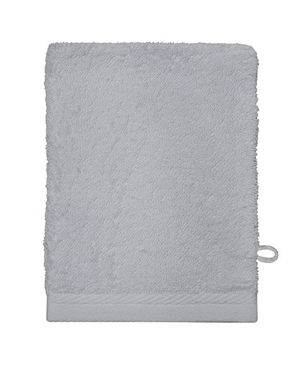 The One Towelling® Classic Washcloth TH1080 in Silver Grey