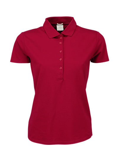 Damen Slim Fit Polo Shirt – Bio-Baumwolle von TEE JAYS – Produkt- und Farbansicht für Textildruck und Stickerei