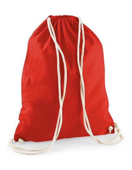 Westford Mill Cotton Gymsac WM110 in Bright Red