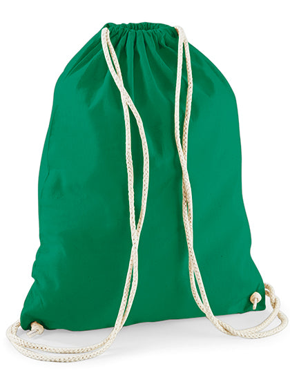 Westford Mill Cotton Gymsac WM110 in Kelly Green
