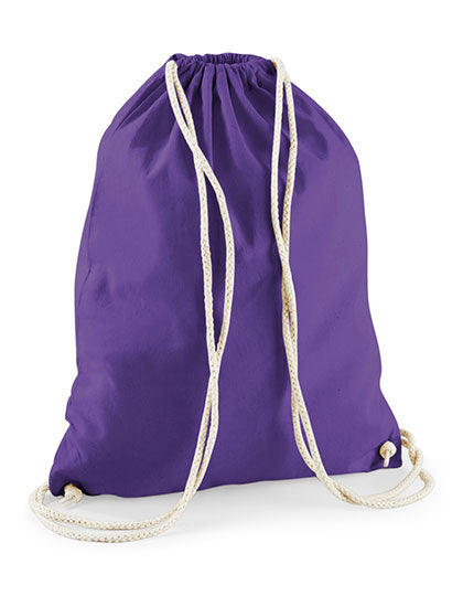 Westford Mill Cotton Gymsac WM110 in Purple