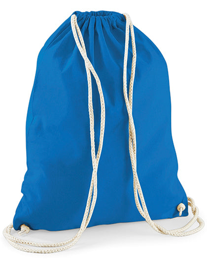 Westford Mill Cotton Gymsac WM110 in Sapphire Blue