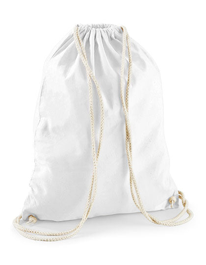 Westford Mill Cotton Gymsac WM110 in White