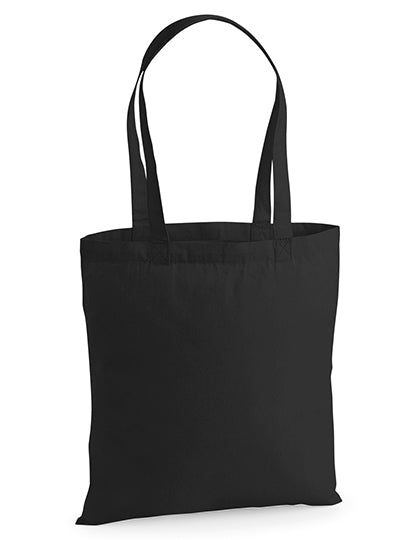 Westford Mill Premium Cotton Bag in Black – mit Firmenlogo individualisierbar