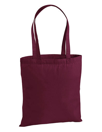 Westford Mill Premium Cotton Bag in Burgundy – mit Firmenlogo individualisierbar
