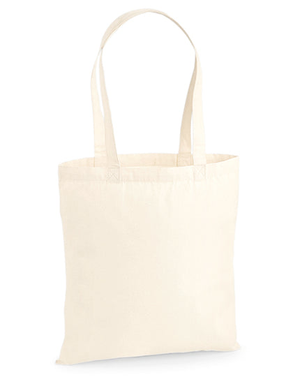 Westford Mill Premium Cotton Bag in Natural – mit Firmenlogo individualisierbar