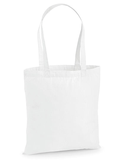 Westford Mill Premium Cotton Bag in White – mit Firmenlogo individualisierbar