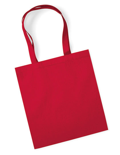 Westford Mill Organic Premium Cotton Bag in Classic Red – mit Firmenlogo individualisierbar