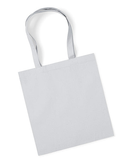 Westford Mill Organic Premium Cotton Bag in Light Grey – mit Firmenlogo individualisierbar