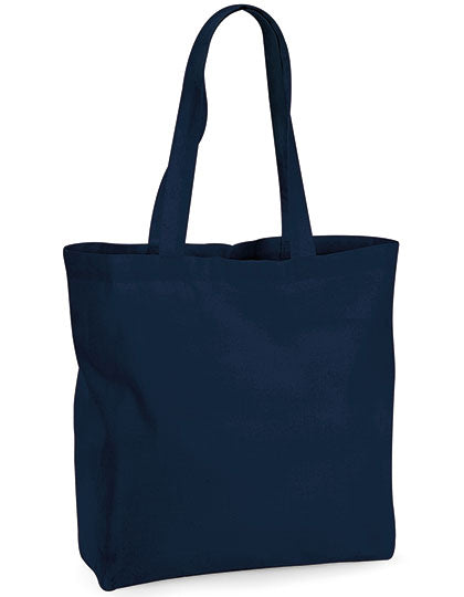 Westford Mill Organic Premium Cotton Maxi Bag in French Navy – mit Firmenlogo individualisierbar