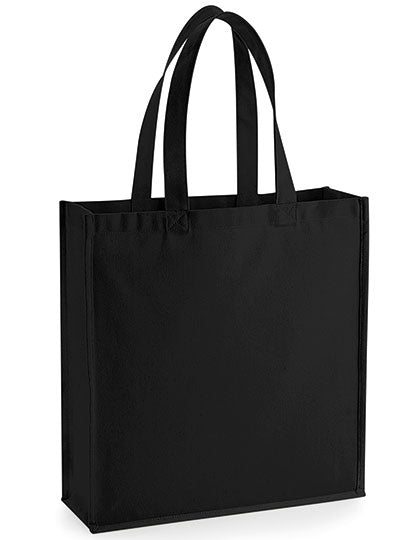 Westford Mill Gallery Canvas Bag in Black – mit Firmenlogo individualisierbar