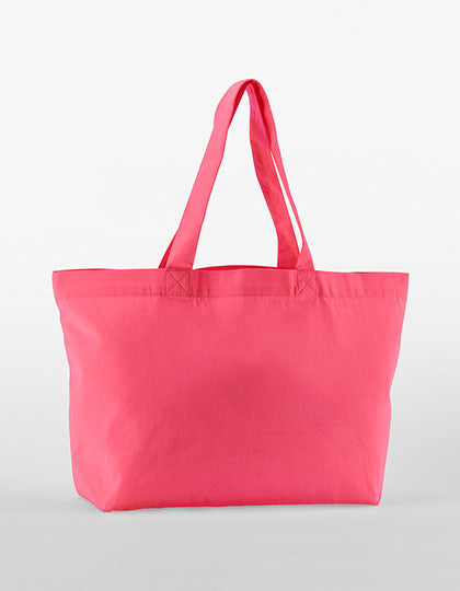 Westford Mill EarthAware® Organic Twill Shopper in Raspberry Pink – mit Firmenlogo individualisierbar