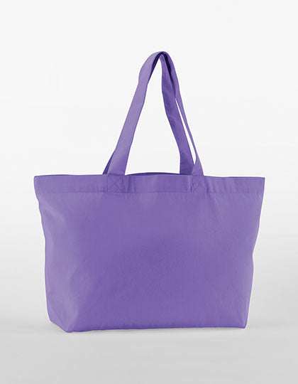 Westford Mill EarthAware® Organic Twill Shopper in Violet – mit Firmenlogo individualisierbar