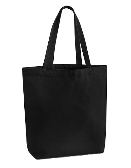Westford Mill Heavyweight Canvas Tote Bag in Black – mit Firmenlogo individualisierbar