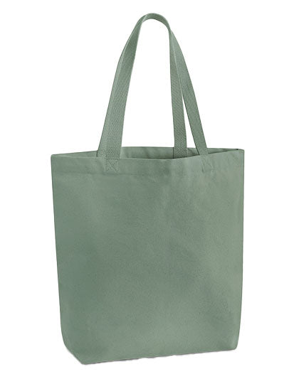 Westford Mill Heavyweight Canvas Tote Bag in Dusty Green – mit Firmenlogo individualisierbar