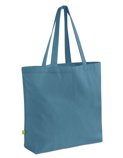 Westford Mill EarthAware® Organic Maxi Bag for Life in Airforce Blue – mit Firmenlogo individualisierbar