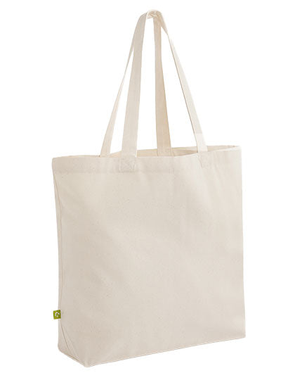 Westford Mill EarthAware® Organic Maxi Bag for Life in Natural – mit Firmenlogo individualisierbar