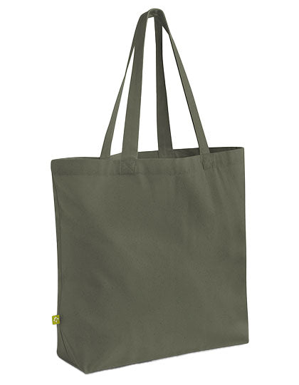 Westford Mill EarthAware® Organic Maxi Bag for Life in Olive Green – mit Firmenlogo individualisierbar