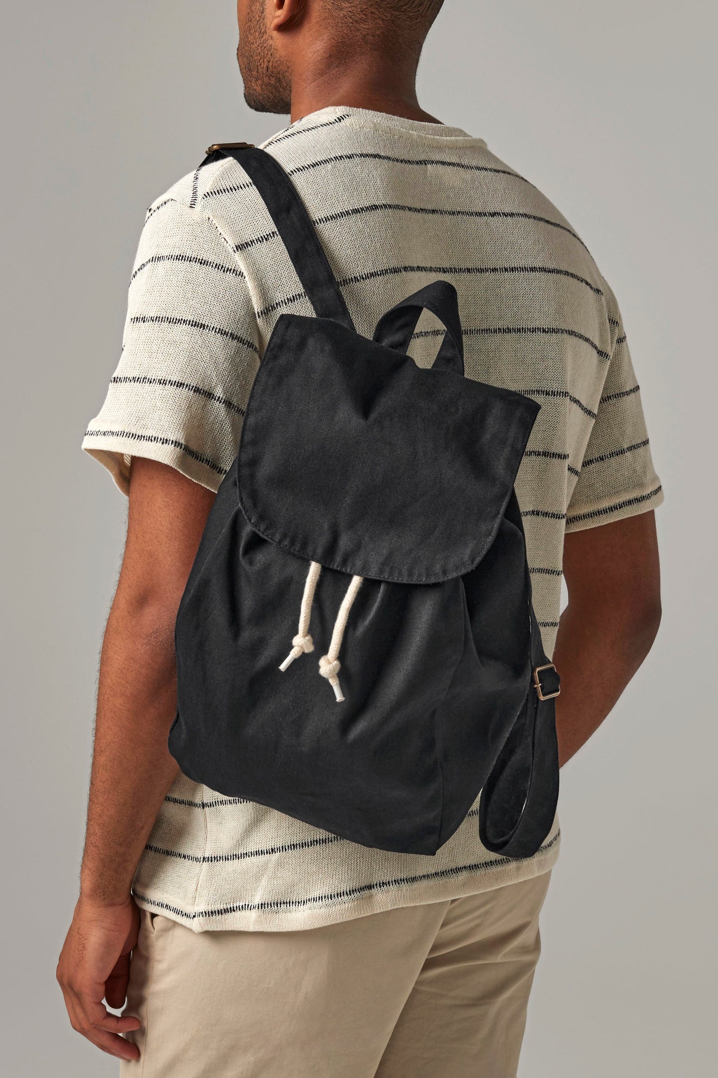 Canvas-Rucksack aus Bio-Baumwolle