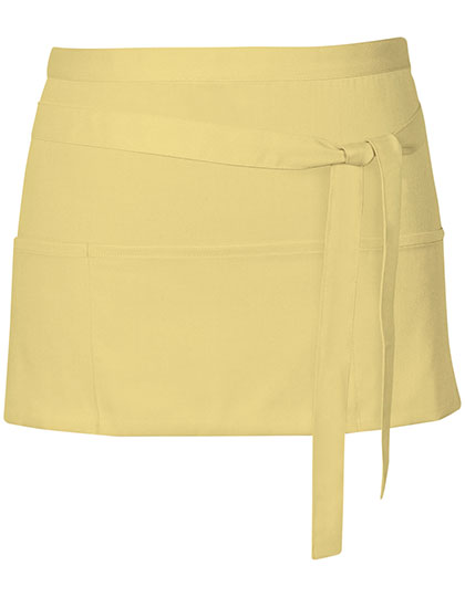 Link Kitchen Wear Cocktail Apron X983 in Lemon (ca. Pantone 127)