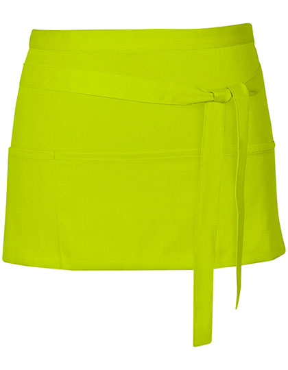 Link Kitchen Wear Cocktail Apron X983 in Lime (ca. Pantone 382)