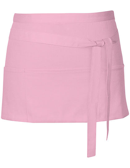 Link Kitchen Wear Cocktail Apron X983 in Pink (ca. Pantone 1895)
