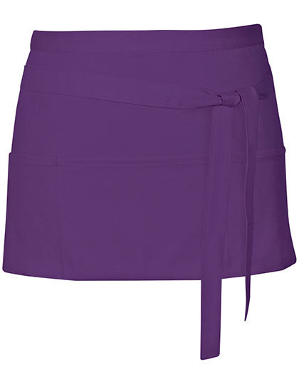 Link Kitchen Wear Cocktail Apron X983 in Purple (ca. Pantone 269)