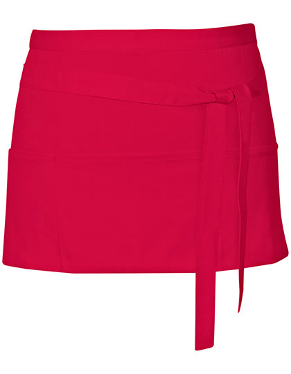 Link Kitchen Wear Cocktail Apron X983 in Red (ca. Pantone 200)