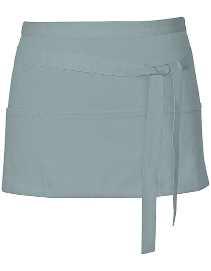 Link Kitchen Wear Cocktail Apron X983 in Sage (ca. Pantone 5497)