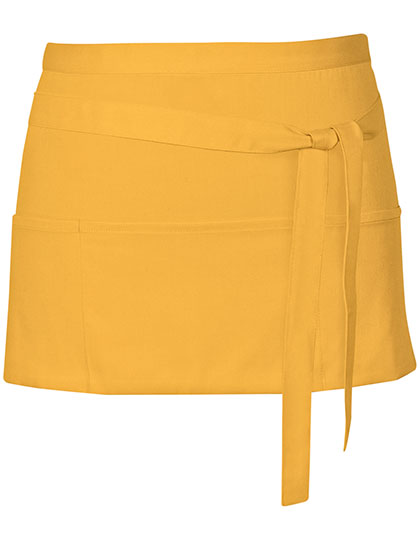 Link Kitchen Wear Cocktail Apron X983 in Sunflower (ca. Pantone 136c)