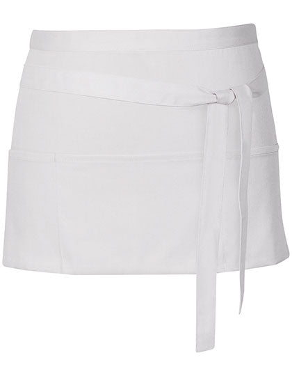 Link Kitchen Wear Cocktail Apron X983 in White