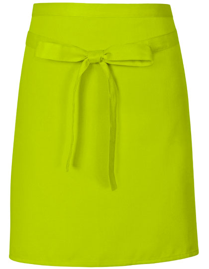 Link Kitchen Wear Pizza Apron X984 in Lime (ca. Pantone 382)