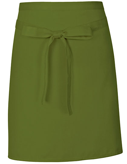 Link Kitchen Wear Pizza Apron X984 in Olive (ca. Pantone 378)