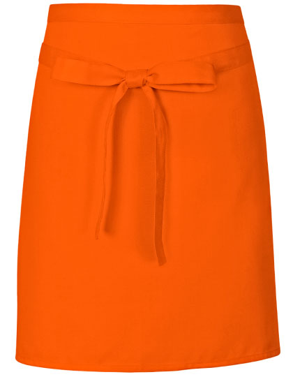 Link Kitchen Wear Pizza Apron X984 in Orange (ca. Pantone 1655)