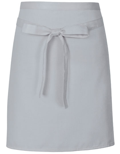 Link Kitchen Wear Pizza Apron X984 in Pale Grey (Silver) (ca. Pantone 428)