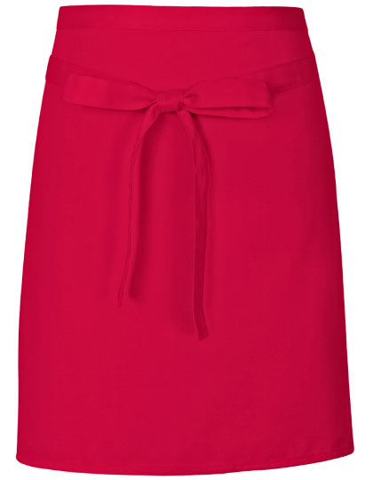 Link Kitchen Wear Pizza Apron X984 in Red (ca. Pantone 200)