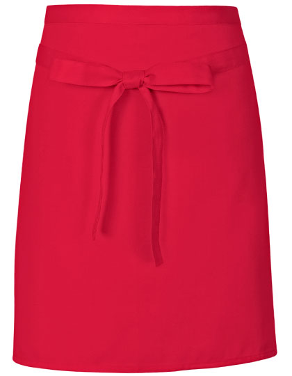 Link Kitchen Wear Pizza Apron X984 in Strawberry Red (ca. Pantone 186)