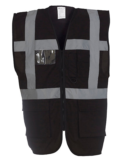 YOKO Multi-Functional Executive Waistcoat YK801 in Black
