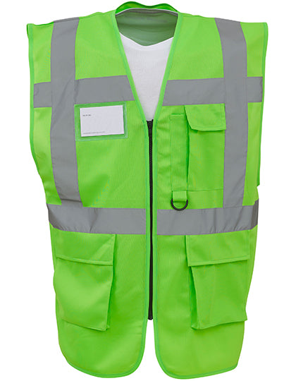 YOKO Multi-Functional Executive Waistcoat YK801 in Lime