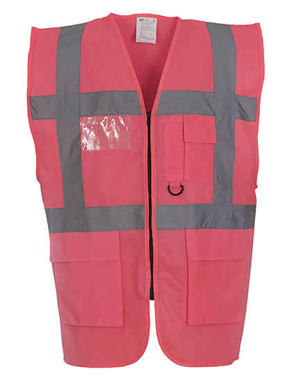 YOKO Multi-Functional Executive Waistcoat YK801 in Pink