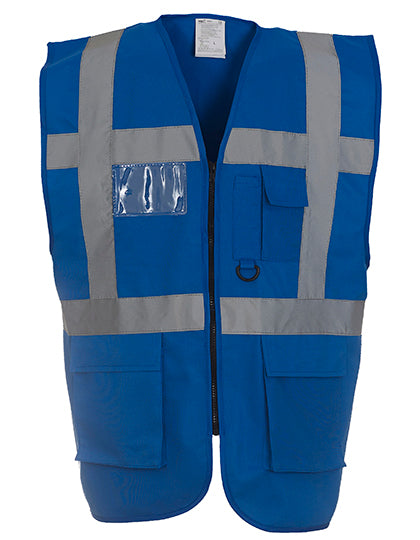 YOKO Multi-Functional Executive Waistcoat YK801 in Royal Blue