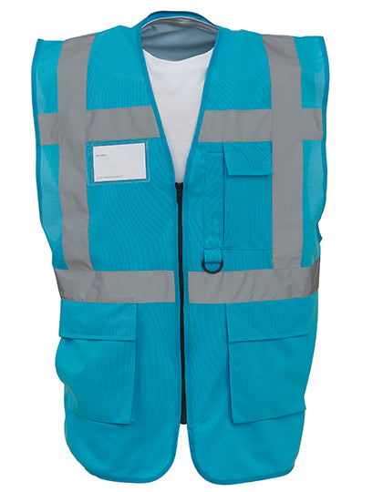 YOKO Multi-Functional Executive Waistcoat YK801 in Sapphire