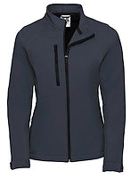 Russell Athletic Damen-Softshelljacke in French Navy – mit Firmenlogo individualisierbar