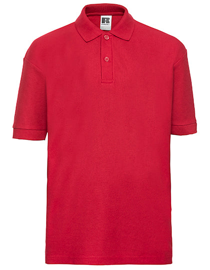 Kids’ Classic Polo Russell Z539K von Russell – Produkt- und Farbansicht für Textildruck und Stickerei